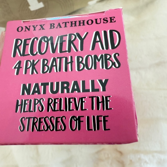 Pink Recovery Aid Bath Bombs - Picture 2 of 7